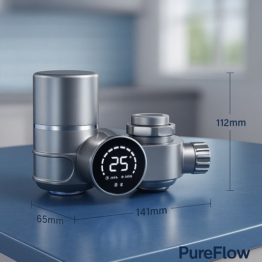 PureFlow Filters – Digital Tap Water Filter with 8-Stage Filtration